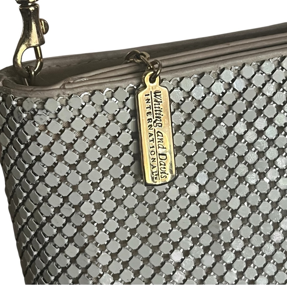 Whitting and Davis Metal Mesh Clutch Crossbody Handbag - Picture 3 of 10